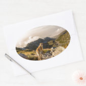 De reis ovale sticker (Envelop)