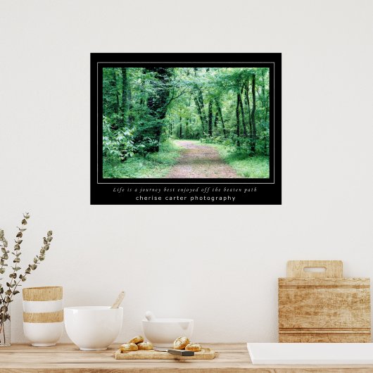 De reis poster (Keuken)