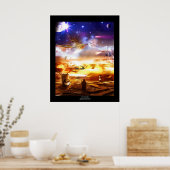 De reis poster (Keuken)