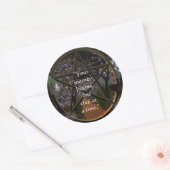 De reis ronde sticker (Envelop)