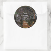 De reis ronde sticker (Tas)