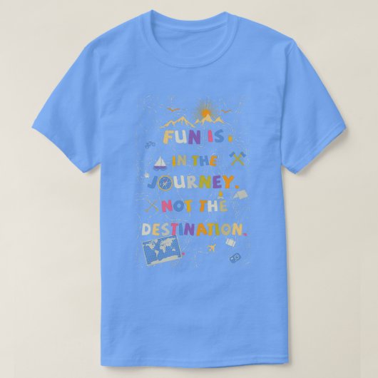 De reis t-shirt (Design voorkant)