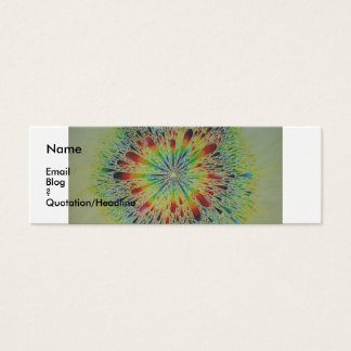 De reis Thuis, Naam, E-mail, Blog,?, Quota... Mini Visitekaartjes