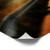 De reis van 1000 km begint met 1 stap poster (Hoek)