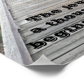 De reis van 1.000 km... poster (Hoek)