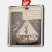 De reis van Alexander de Grote Metalen Ornament (Links)