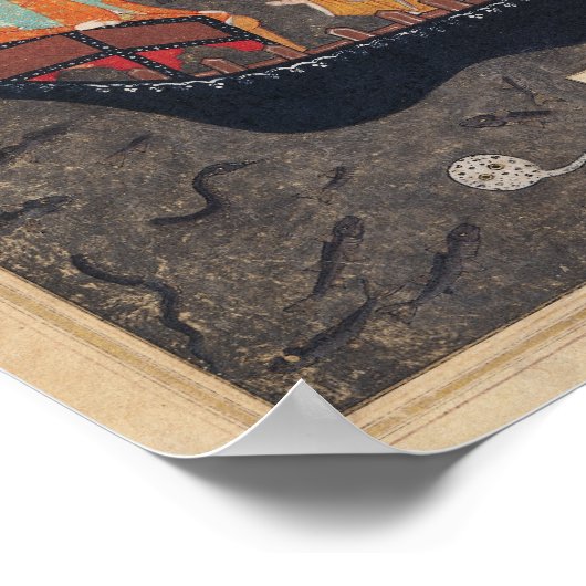 De reis van Alexander de Grote Poster (Hoek)