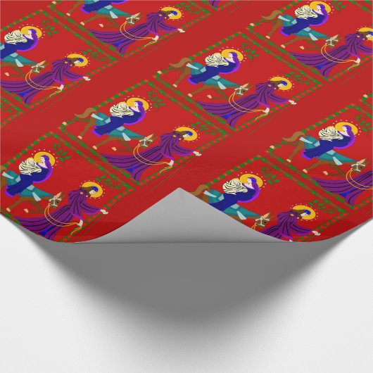 De reis van Bethlehem Cadeaupapier (Hoek)