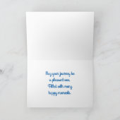 De Reis van Bon van de Douane van de Zonneschijn Feestdagen Kaart (Binnen)