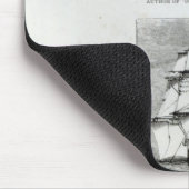 De reis van de beagle muismat (Hoek)