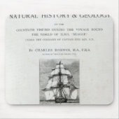 De reis van de beagle muismat (Voorkant)