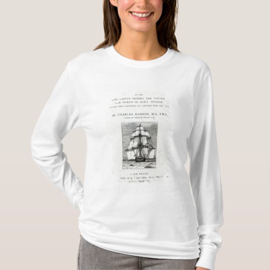 De reis van de beagle t-shirt (Voorkant)