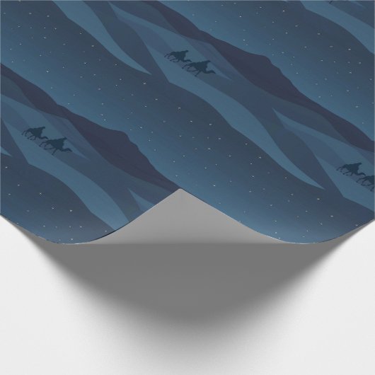 De reis van de drie wijze Mannen Cadeaupapier (Hoek)