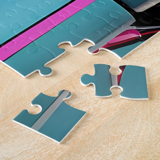 De reis van de geest in een flikkering van fluores legpuzzel (Zijkant)