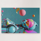 De reis van de geest in een flikkering van fluores legpuzzel (Horizontaal)