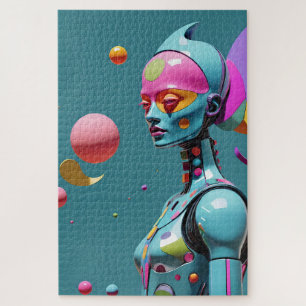 De reis van de geest in een flikkering van fluores legpuzzel