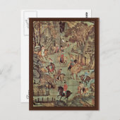 De reis van de keizer Ming Huang Shu na Briefkaart (Voorkant / Achterkant)