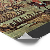 De reis van de keizer Ming Huang Shu na Poster (Hoek)