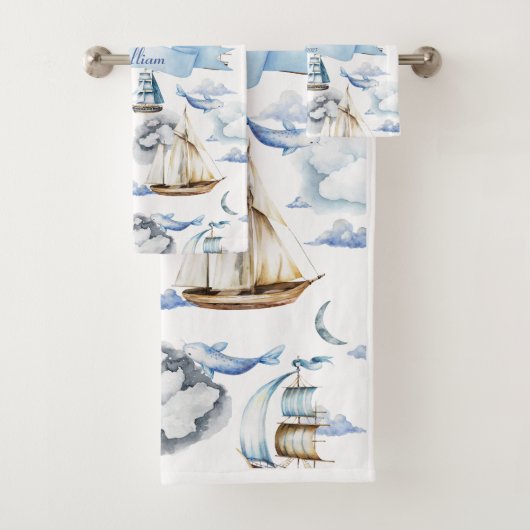 De reis van de kleine zeeman bad handdoek (Insitu)