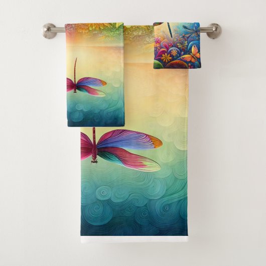 De reis van de libel bad handdoek (Insitu)