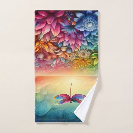 De reis van de libel bad handdoek (Handdoek)