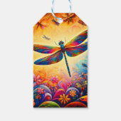 De reis van de libel cadeaulabel (Achterkant)