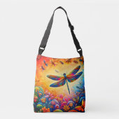 De reis van de libel crossbody tas (Voorkant)