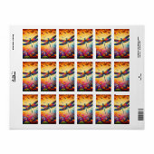 De reis van de libel etiket (Full Sheet)