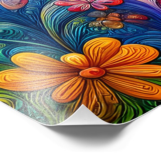 De reis van de libel foto afdruk (Hoek)