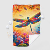 De reis van de libel golfhanddoek (Insitu)