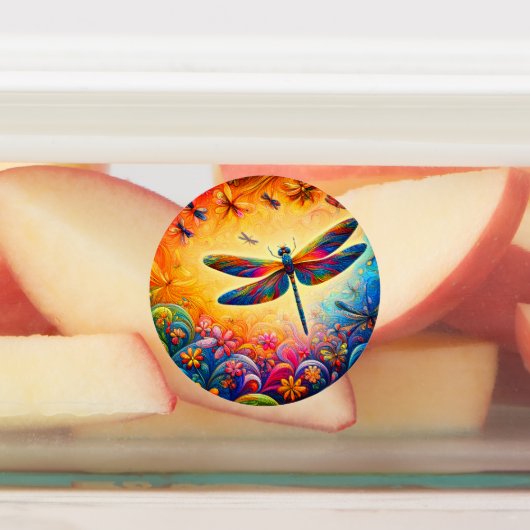 De reis van de libel labels (Aangebracht)