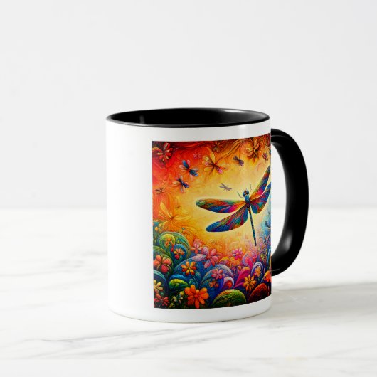 De reis van de libel mok (Voorkant rechts)