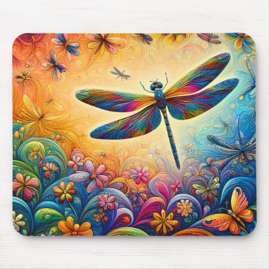 De reis van de libel muismat (Voorkant)