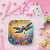 De reis van de libel papieren bordje (Feest)