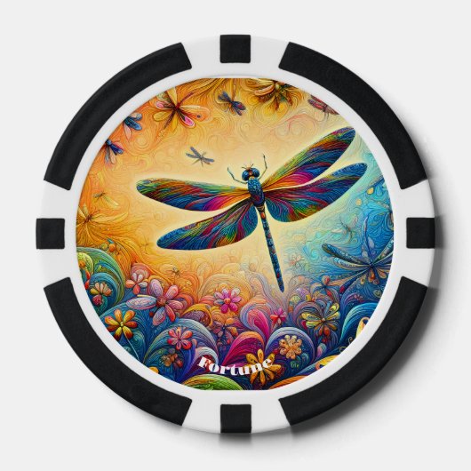 De reis van de libel poker chips (Voorkant)