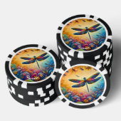 De reis van de libel poker chips (Opstapeling)