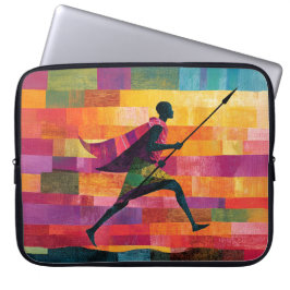 De reis van de Maasai krijger Laptop Sleeve