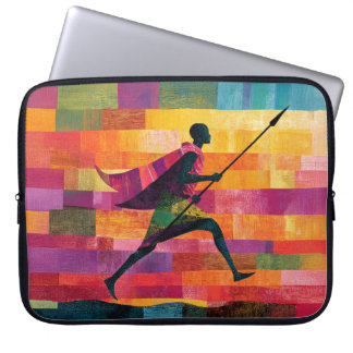 De reis van de Maasai krijger Laptop Sleeve
