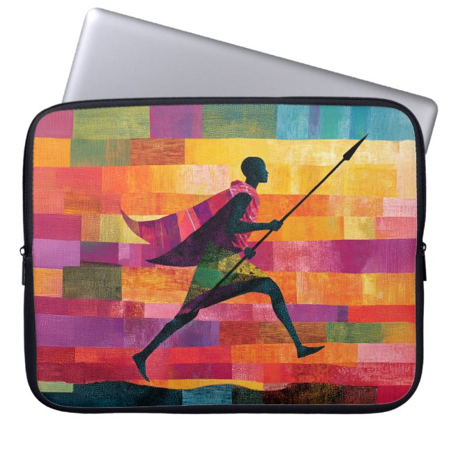 De reis van de Maasai krijger Laptop Sleeve (Voorkant)