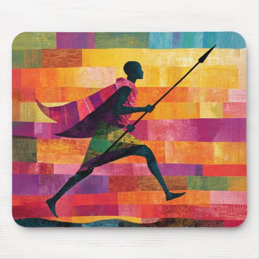 De reis van de Maasai krijger Muismat (Voorkant)