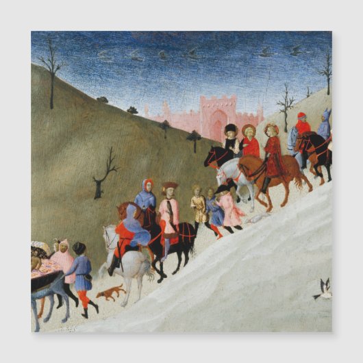 De reis van de Magi Holiday-kaart (Voorkant)