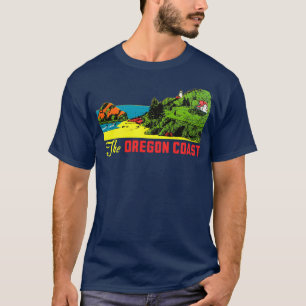 De reis van de oregon Coast Vintage T-shirt