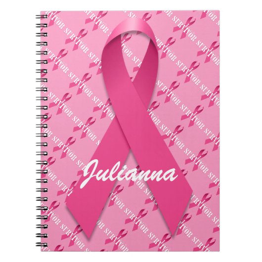 De reis van de overlevende van borstkanker notitieboek (Voorkant)