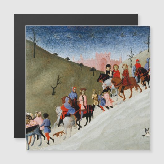 De reis van de Wijzen Kerstkaart (Voorkant / Achterkant)