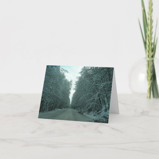 De Reis van de winter Feestdagen Kaart (Voorkant)