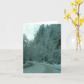 De Reis van de winter Kaart (Gele Bloem)