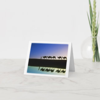 De Reis van de woestijn - dank u Bedankkaart