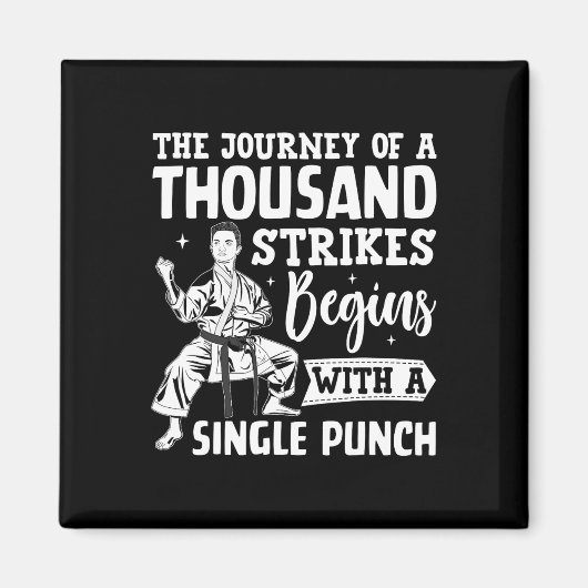 De reis van duizend stakingen begint met een zonde magneet (Voorkant)