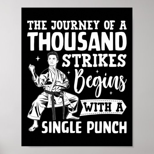 De reis van duizend stakingen begint met een zonde poster (Voorkant)