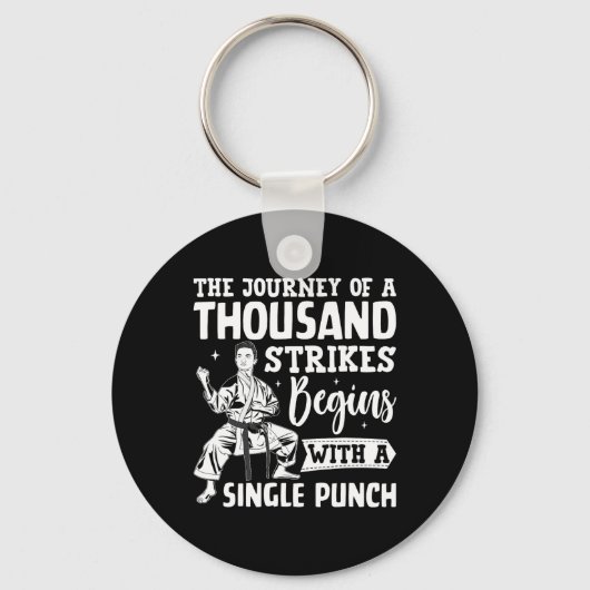 De reis van duizend stakingen begint met een zonde sleutelhanger (Voorkant)